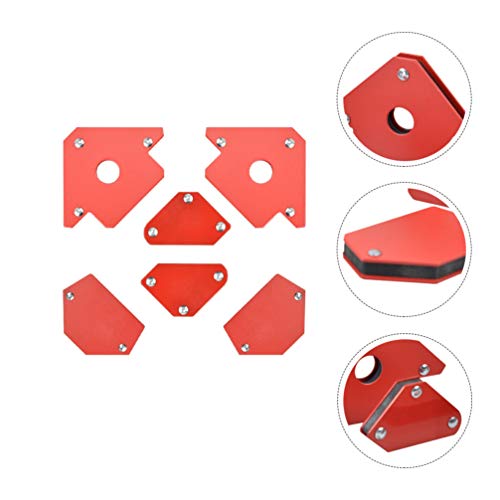 Doitoo Suporte magnético de flecha para soldagem com 6 peças, posicionamento de solda de aço de alto