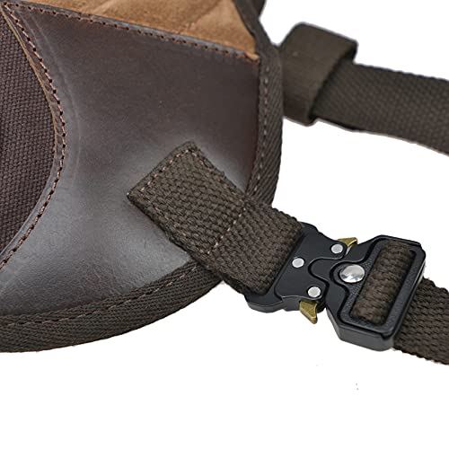 Wayne's Dog Ambidextrous Shooting Recoil Field Shields, Solid Fit And Thick Padding For Outdoor, Range, Shooting And Hunting (Right Handed - Coffee) #TOP5