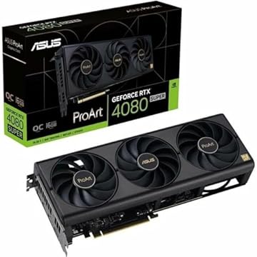 ASUS Placa gráfica ProArt GeForce RTX™ 4080 Super OC Edition (PCIe 4.0, 16GB GDDR6X, DLSS 3, HDMI 2.1a, DisplayPort 1.4a)