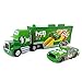 Produktbild LLZY Pixar Autos Mack Onkel Blitz McQueen King Francesco Küken Hicks Hudson Truck & Car Set 1:55 Diecast Modell Spielzeug Auto Geschenk (Farbe : No.86 Mack and Car)
