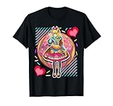 Anime Girl Lolita Fashion Pastry Dress Victorian Lace Design T-Shirt