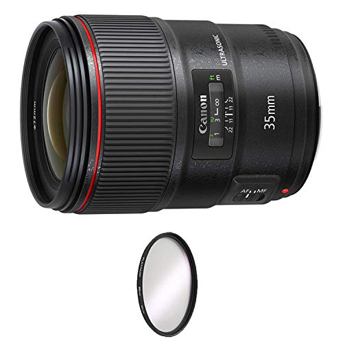 Canon EF 35mm f/1.4L II USM Lente + Filtro UV Combo