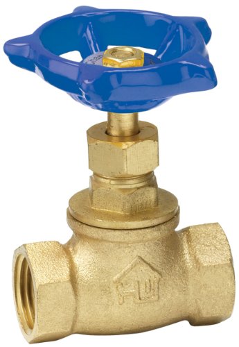 Image of Homewerks VSV-STD-B3B Stop Valve, Female Thread x Female Thread, Brass, 1 /2-Inch