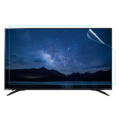 XRRX 32-75 Pouces Protecteur d'écran TV Mat, Anti-poussière Anti-Rayures Film Anti-lumière Bleue, Réduire la Fatigue oculaire et Vous Aide à Mieux Dormir / 32in 698x392mm Cover