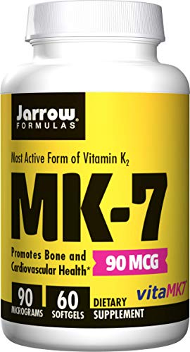 Jarrow Formulas, MK-7 Vitamin K-2 90-Mcg, 60 Count