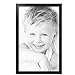 ArtToFrames 17x27 inch Satin Black Picture Frame, 2WOMFRBW26079-17x27