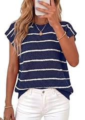 Striped Navy White