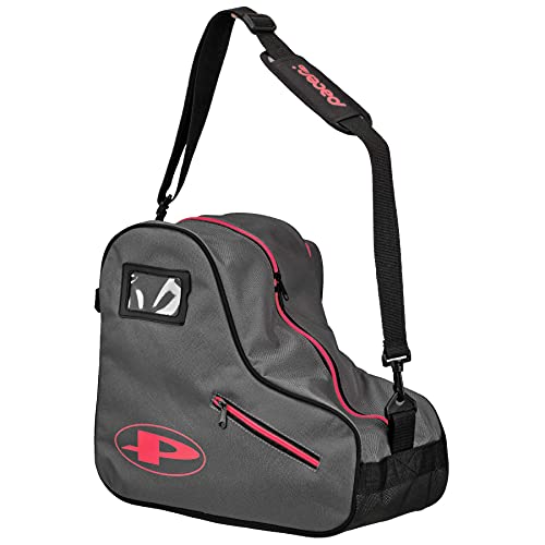 Pacer Skate Shape Bags - Great for Quad Roller Skates or Inlines (Grey)