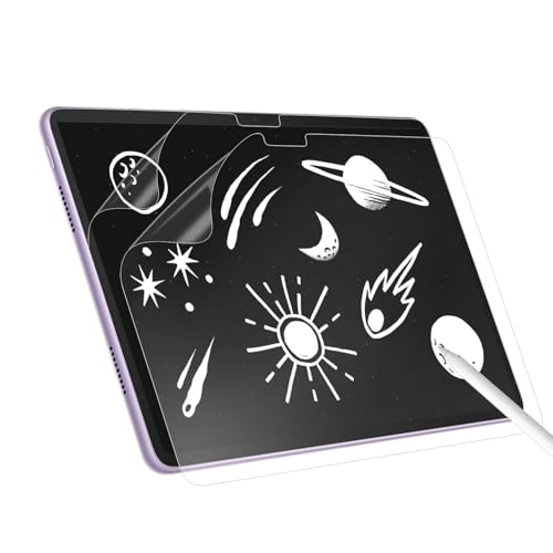 2 Piezas Protector Pantalla de Papel para iPad 10 a Generación 2022, 10.9 Pulgadas, Película PET Mate Antirreflejos, Escribe Como en Papel, Compatible con Apple Stylus, iPad Modelos A2757 A2777 A2696
