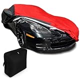 C6 Corvette Ultraguard Car Cover - Indoor/Outdoor Protection : Red/Black