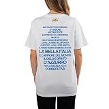 Gibi T-Shirt Uomo Donna con Scritta “Campioni del Mondo” – Maglietta Pallavolo per Tifo e Nazionale (IT, Testo, L)