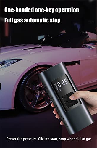 Compressore aria portatile auto, pompa ad aria