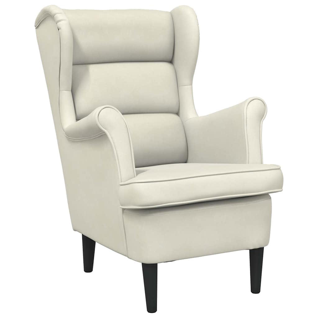 vidaxl fauteuil à oreilles salon séjour