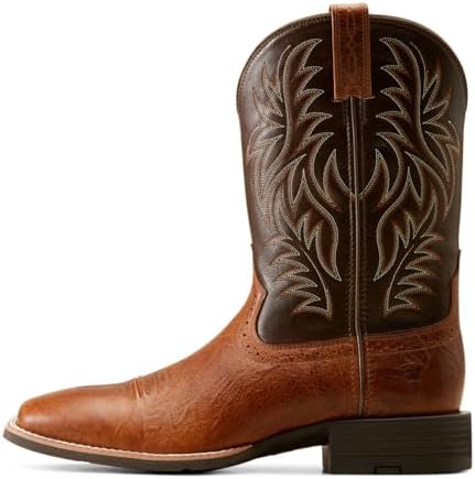 Ariat 1003599610.5D Mens Sport Western WST Penut BTR/Chga BRN 200 - Brown 10.5D