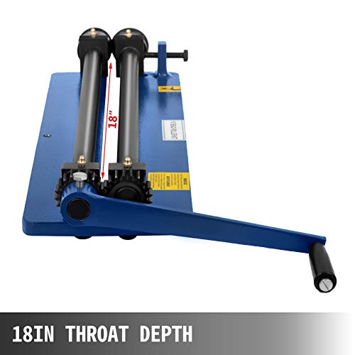 VEVOR 18" Sheet Metal Bead Roller Bead Roller Former Swager Rotary Swaging Machine Included Convenient 6 Die Sets Flexible, 18" Bead Roller Former Swager Rotary Swaging Machine Convenient 6 Die Sets