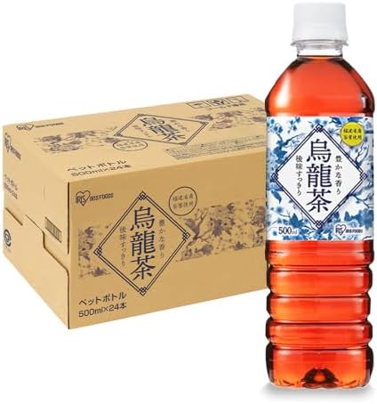 （10:30時点） アイリスオーヤマ 烏龍茶 500ml ×24本 ウーロン茶 ペットボトル ケース ボトル 500ミリリットル 国内製造 おちゃ