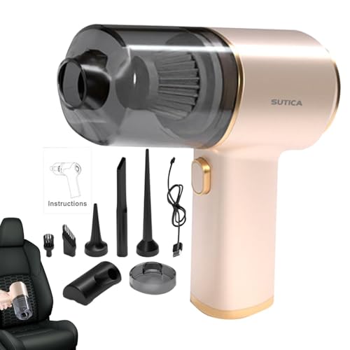 Aspiradora inalámbrica para automóvil, aspiradora de plumero de aire,Aspiradora de limpieza con soplador de mano para teclado - Plumero de aire para detalles domésticos de alta potencia para muebles,