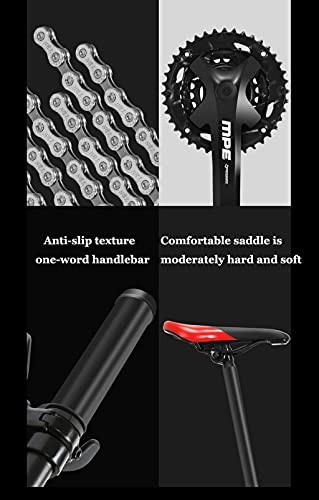 BaiHogi Profi-Rennrad, Mountainbike for Erwachsene/Mann/Teenager 33-Gang Off-Road-Aluminiumlegierung Ultrakörper Dual-Shock-Variable Speed Racing Scheibenbremse 26/29 Zoll große Reifen eines 26i – Bild 8