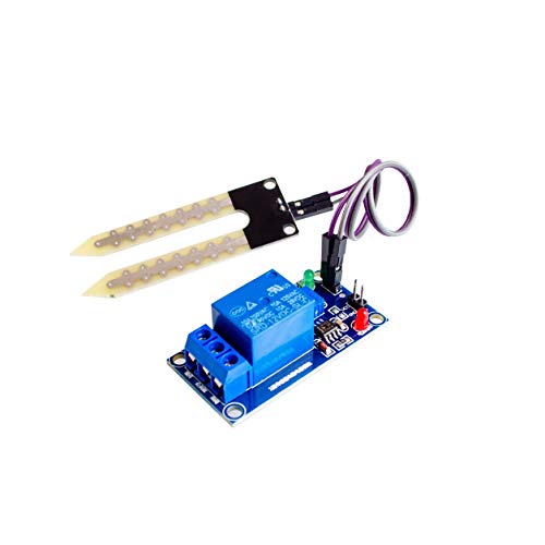 10PCS/LOT New DC 12V Soil Moisture Sensor Relay Control Module Automatic Watering of The Humidity Starting Switch