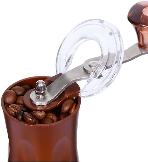 Miniatura 4 de Molinillo de café manual, de acero inoxidable, rebabas cónicas de cerámica, molinillo portátil para café por goteo, café frío, expreso, prensa