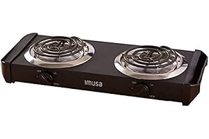 IMUSA USA Two Burner Electric Stove