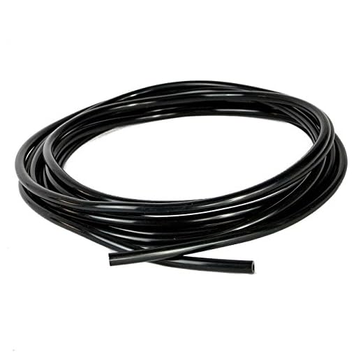 Ramair Filters vac3 mm-5 m-bk Manguera de succión de silicona, Negro, 3 mm x 5 m