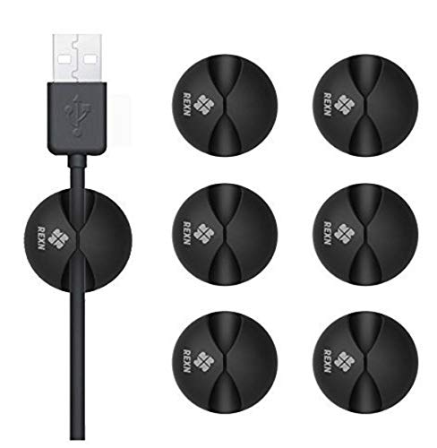 REXN Cable Cable Organizer and Cord Management System for Your Wires, Desktop Cable Organizer and Computer