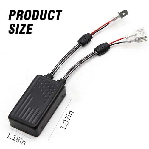 Hoypeyfiy H1 H3 Canbus Decoder Anti Flicker Harness LED miniatura 2