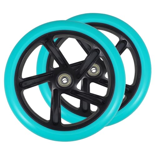 VILLFUL 2個交換用キャスター ホイール ショッピングカート オフィスチェア 電動車椅子対応 耐久性 洗練設計 静音 軽量 簡単取付け