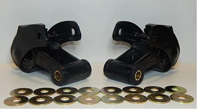 Sulastic Shock Absorber Shackles for REAR Leaf Spring Suspension model SA-07HD 3/4 - Compatible with (2013-2023) RAM 3500 Pick up