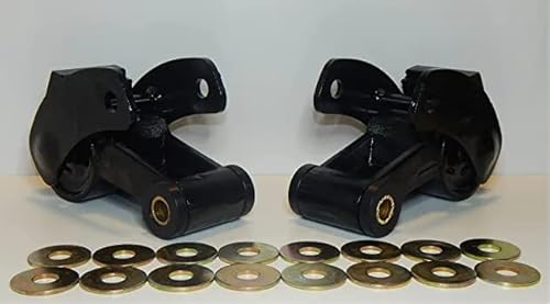 Sulastic Shock Absorber Shackles for REAR Leaf Spring Suspension model SA-07HD 3/4 - Compatible with (2013-2023) RAM 3500 Pick up