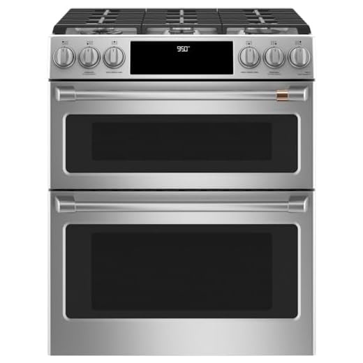 GE C2S950P2MS1 Cafe 30 inch Smart Double-Oven Range With Convection Bundle with Premium 3 YR CPS Enhanced Protection Pack