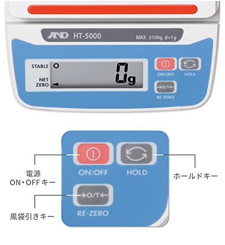Báscula digital A&D HT-5000 miniatura 6
