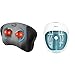 HoMedics Cuscino Massaggiante Shiatsu, Massaggiatore Cervicale Elettrico Multiuso & Foot Spa, Pediluvio Massaggiatore Piedi 4 in 1 con Idromassaggio, Massaggio Vibrante