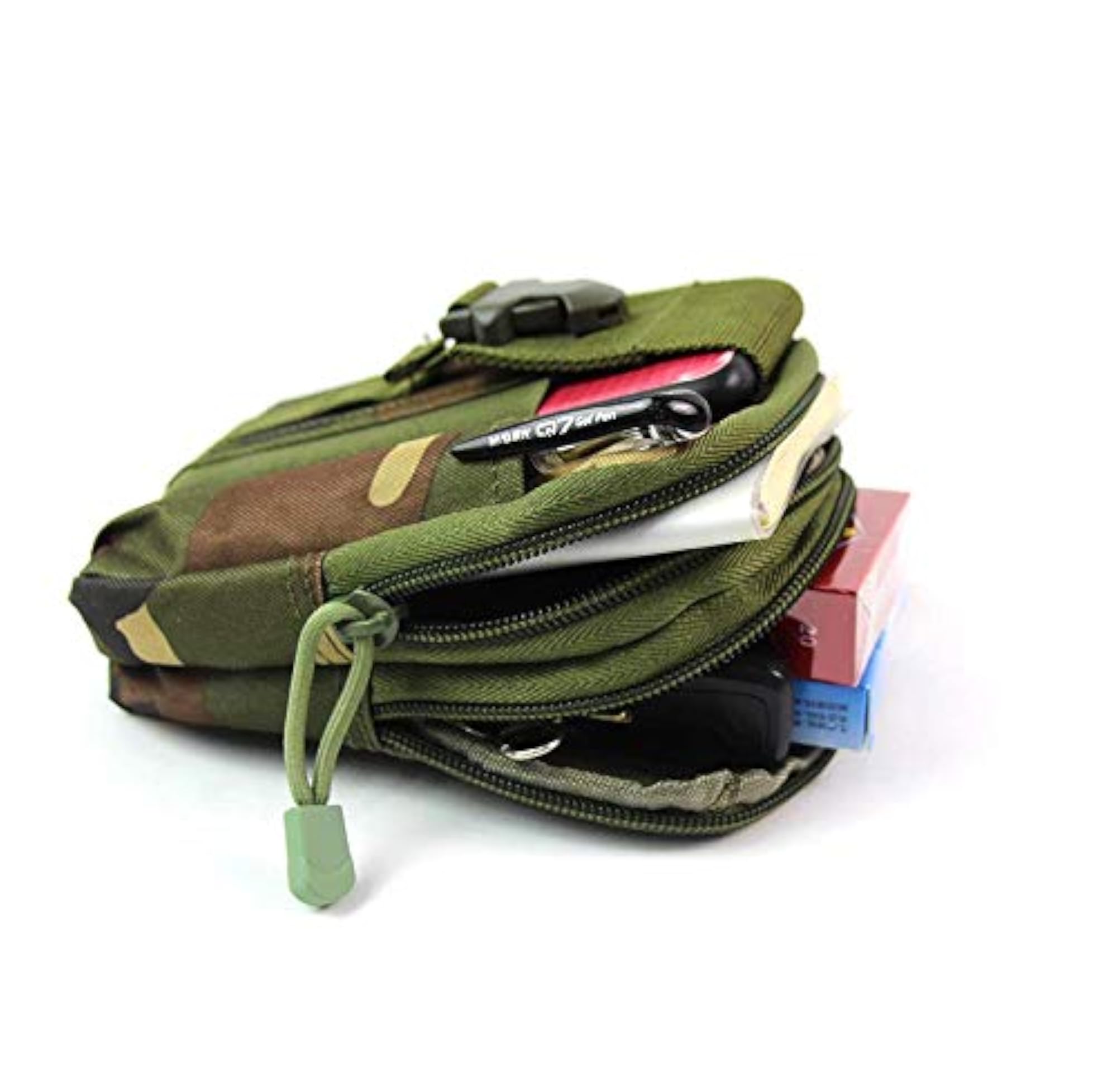Print Gadget Travel Waste Pouch Nylon Zipper Bag