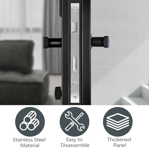 Einsteckschloss Rohrrahmenschloss Edelstahl 85x25mm, Gartentor Schloss, Entferung 85MM Dornmaß 25MM, Schlosseinsatz für Links/Rechts, Robustes Tor-Schloss für Metalltüren