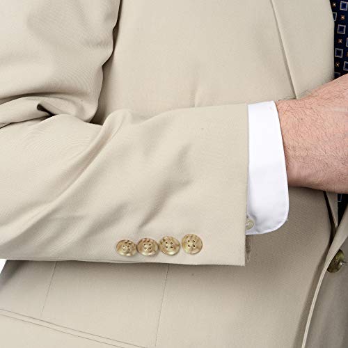 Palm Beach Men's Boone Poplin 2 Button Center Vent Suit3