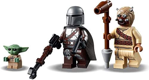 Image of LEGO 75299 Star Wars: The Mandalorian Trouble on Tatooine Building Set with Baby Yoda The Child Figure, Season 2 Playset