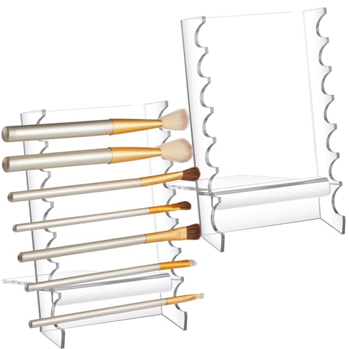 Geelin Acrylic Makeup Brush Holder Rack (2 pcs)