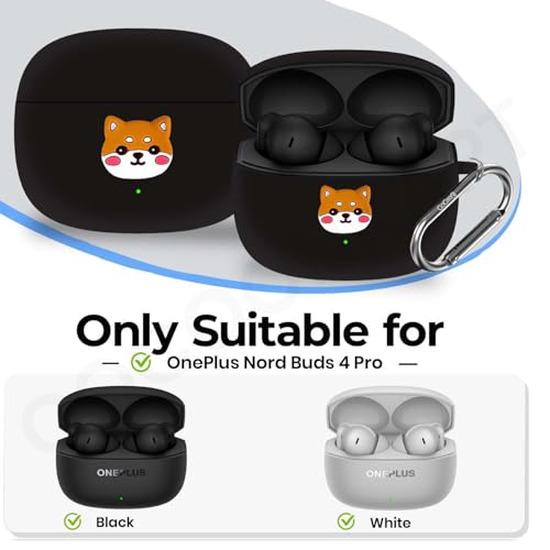 Image of Soft Silicone Case Cover for OnePlus Nord Buds 4 Pro (Sticker Shiba)