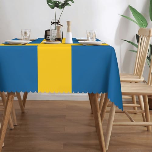 Nappe carrée anti-graisse lavable pour table rectangulaire