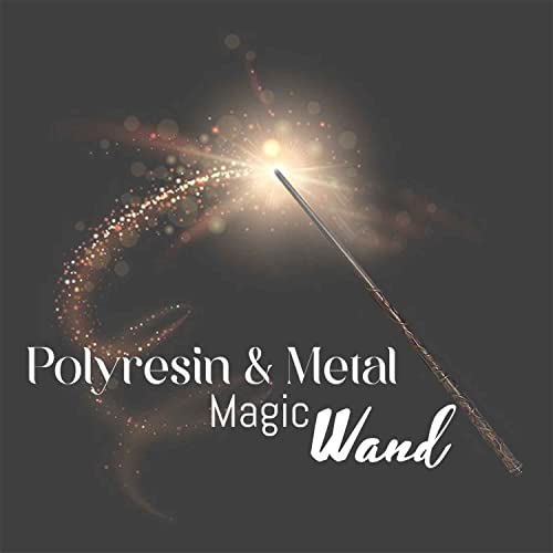 Image of Harry Potter Wizard Wand | Lightweight Polyresin & Metal Magic Wand Attractive Magic Wizard Wands For Harry Potter Fans (Style 5), Black, Kids