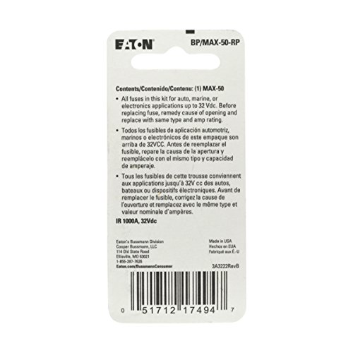 Bussmann 50 Amp Maxi Blade Fuse #TOP10