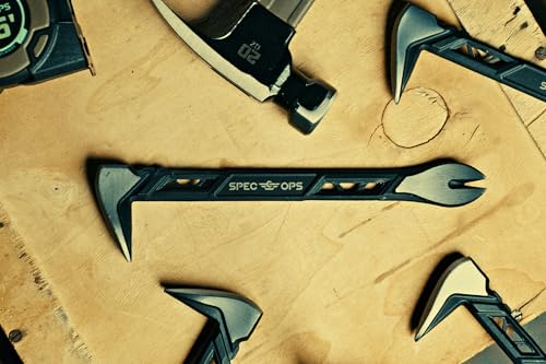 Spec Ops Tools 8\", 10\" and 11\" Nail Puller Cats Paw Pry Bar, High-Carbon Steel