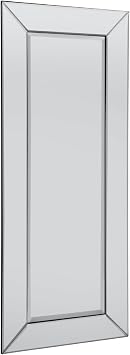 MirrorOutlet Milton Manor Single Edge Venetian Dress Wall Mirror 3Ft10 X 1Ft6 117cm X 46cm, Frameless
