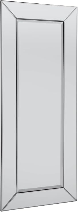 MirrorOutlet Milton Manor Single Edge Venetian Dress Wall Mirror 3Ft10 X 1Ft6 117cm X 46cm, Frameless