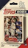 St Louis Cardinals 2023 Topps Factory Sealed 17 Card EXCLUSIVE Team Set with Rookie Cards of Nolan Gorman, Matthew Liberatore, Ivan Herrera and Zack Thompson Plus
