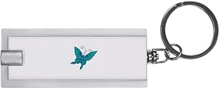 'Blue Stylised Butterfly' Keyring LED Torch (KT00028518)