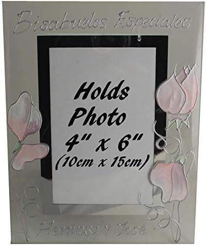 Dreamair Personalized Bisabuelos Especiales Photo Frame Sweet Pea (P) Great Grandparents