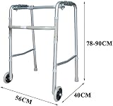 Seniors Rolling Walker Upright Walker, wielofunkcyjny chodzik ze stopu aluminium z podłokietnikiem, chodzik dla osób starszych, pomocniczy wspornik do chodzenia-łatwy w montażu Present